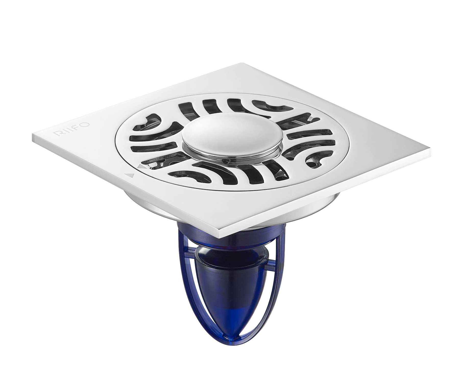 不锈钢洗衣机地漏RF-79016B（镍拉丝）（磁悬。