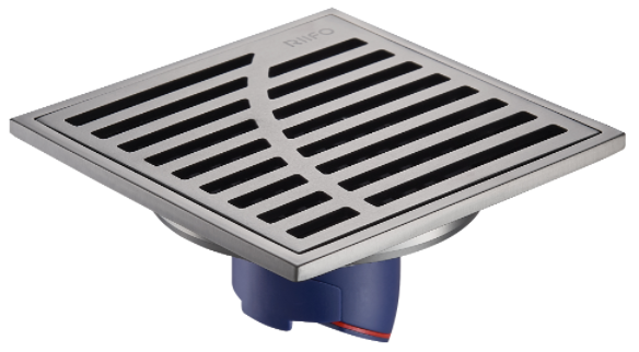 不锈钢淋浴地漏RF-DC3106Q（枪灰）